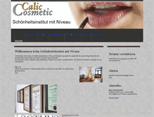 Tablet Screenshot of kosmetik-kerpen.de